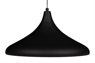 45 cm Çaplı Bamyum Champion XL Siyah Avize Tekli Sarkıt Lamba Cafe Restoran Salon Mutfak Avizeleri
