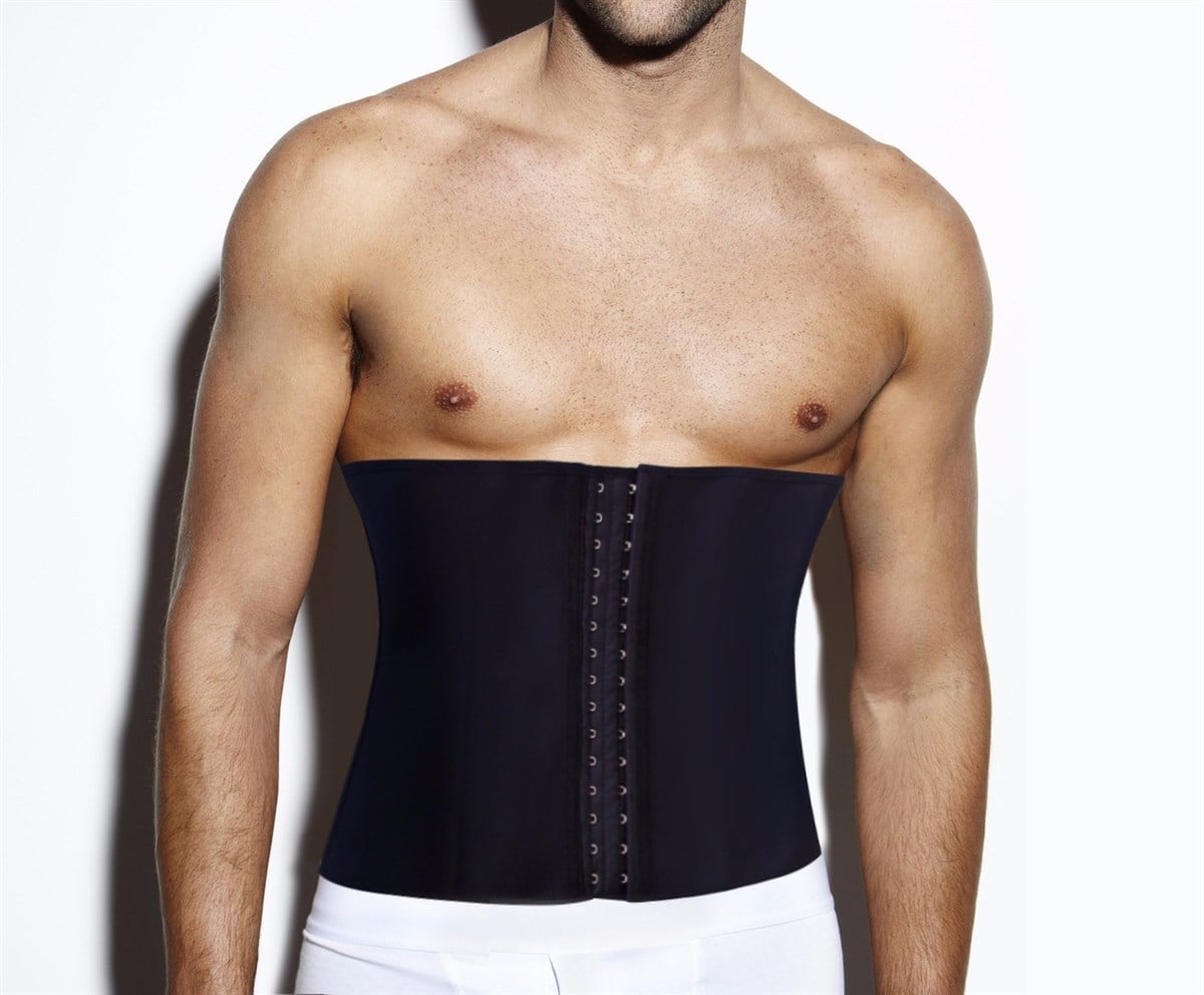 ERKEK LATEX KORSE (SİYAH)