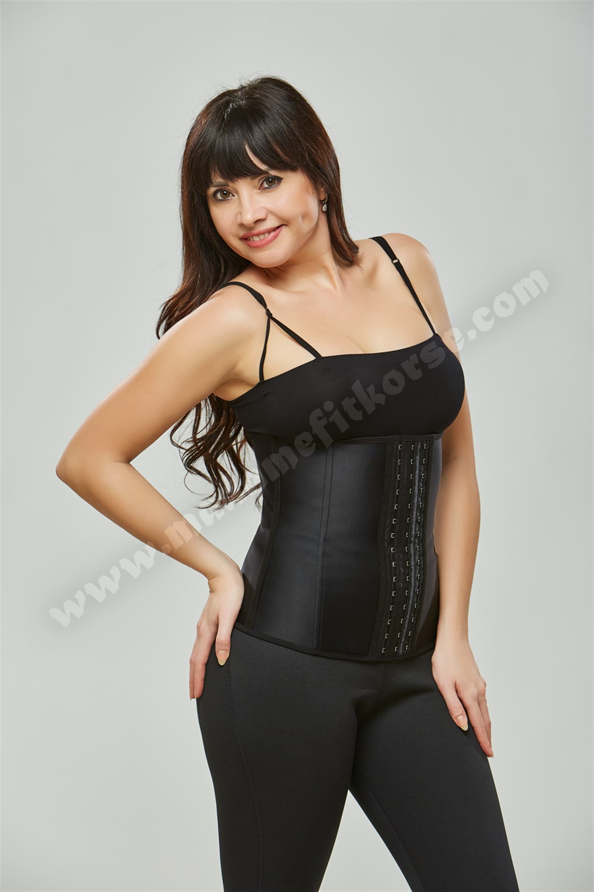 LATEX KORSE (SİYAH)