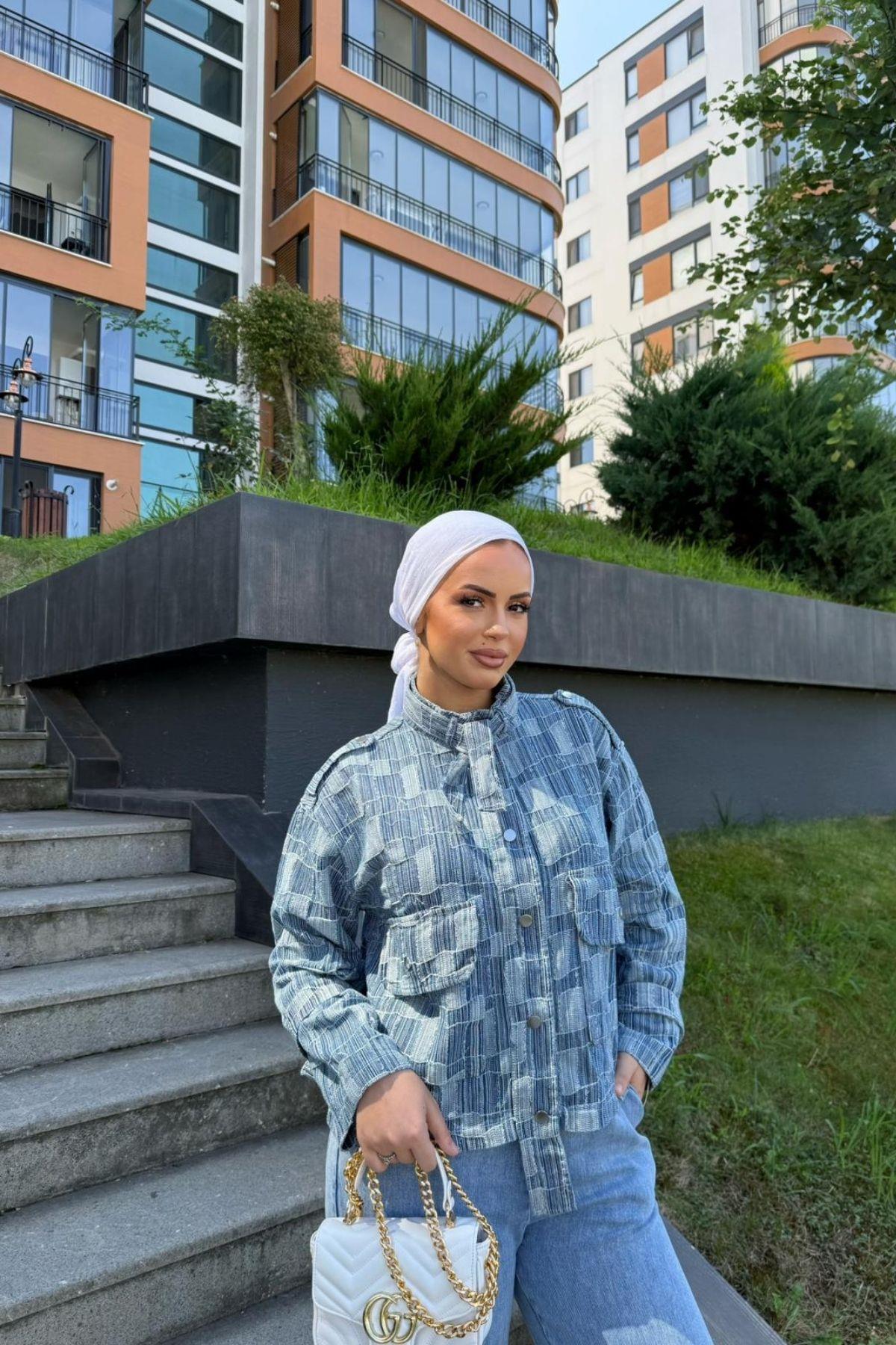 Hakim Yaka Örme Ceket