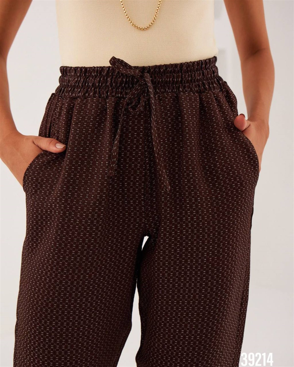 Desenli Rahat Pantolon 39214