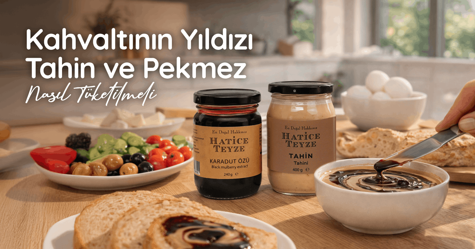 Kahvaltının Yıldızı: Tahin ve Pekmez Nasıl Tüketilmeli?
