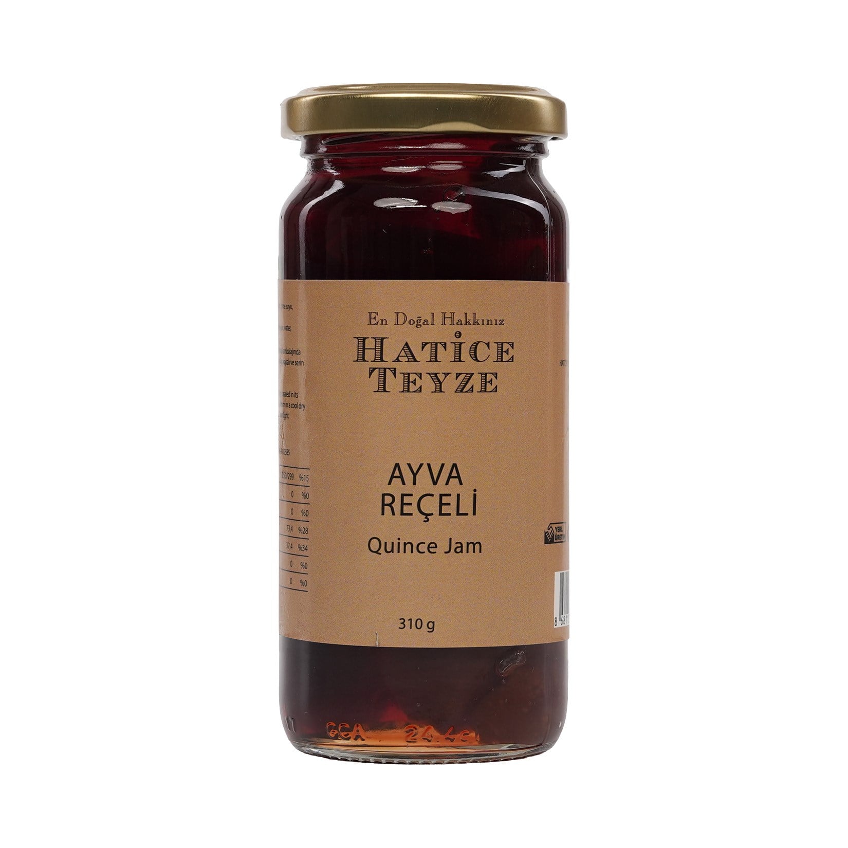 Ayva Reçeli - 310 gr. - Reçeller