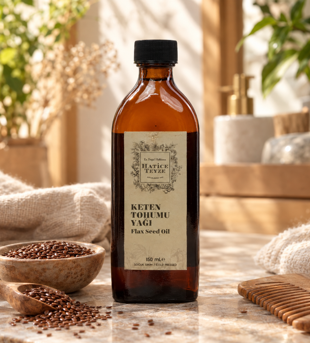 Keten Tohumu Yağı - 150 ml. - Soğuk Sıkım Yağlar