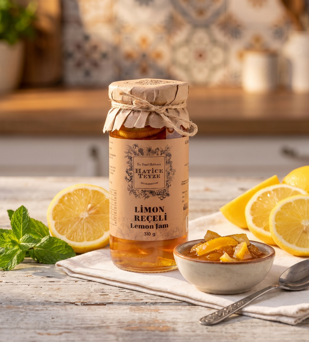 Limon Reçeli - 310 gr. - Reçeller