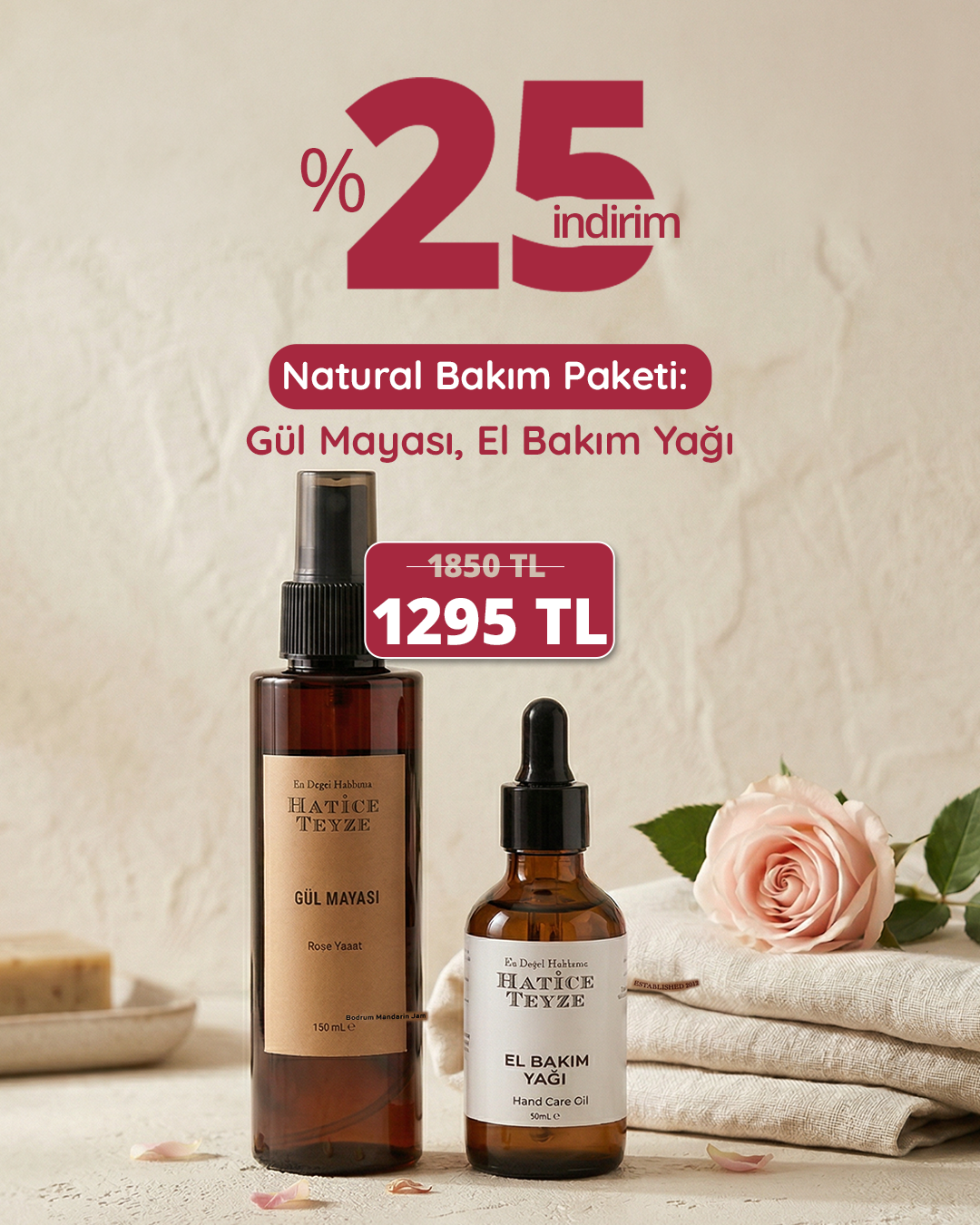 Natural Bakım Paketi - Diadan Gelenler