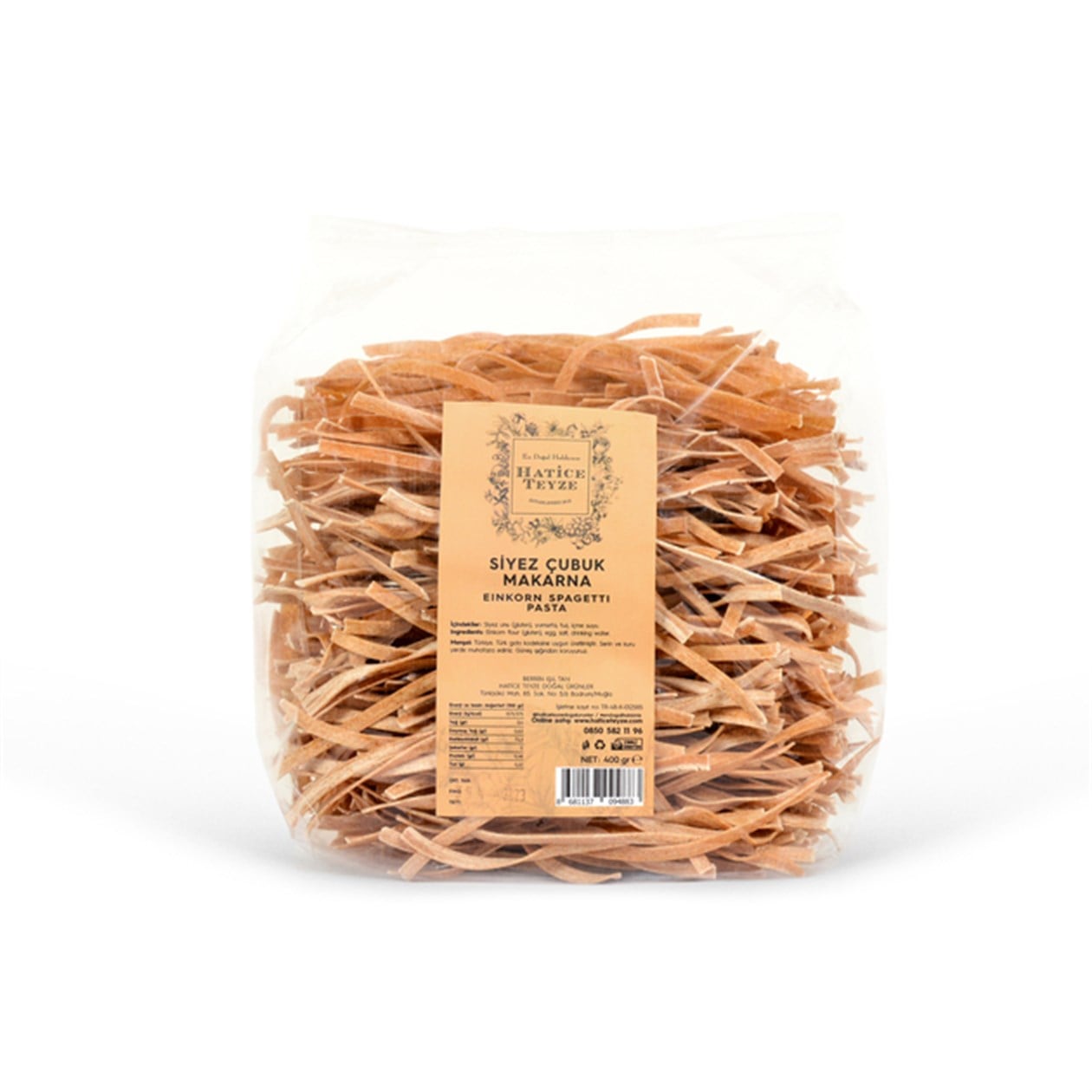 Siyez Çubuk Makarna - 400 gr - Makarnalar