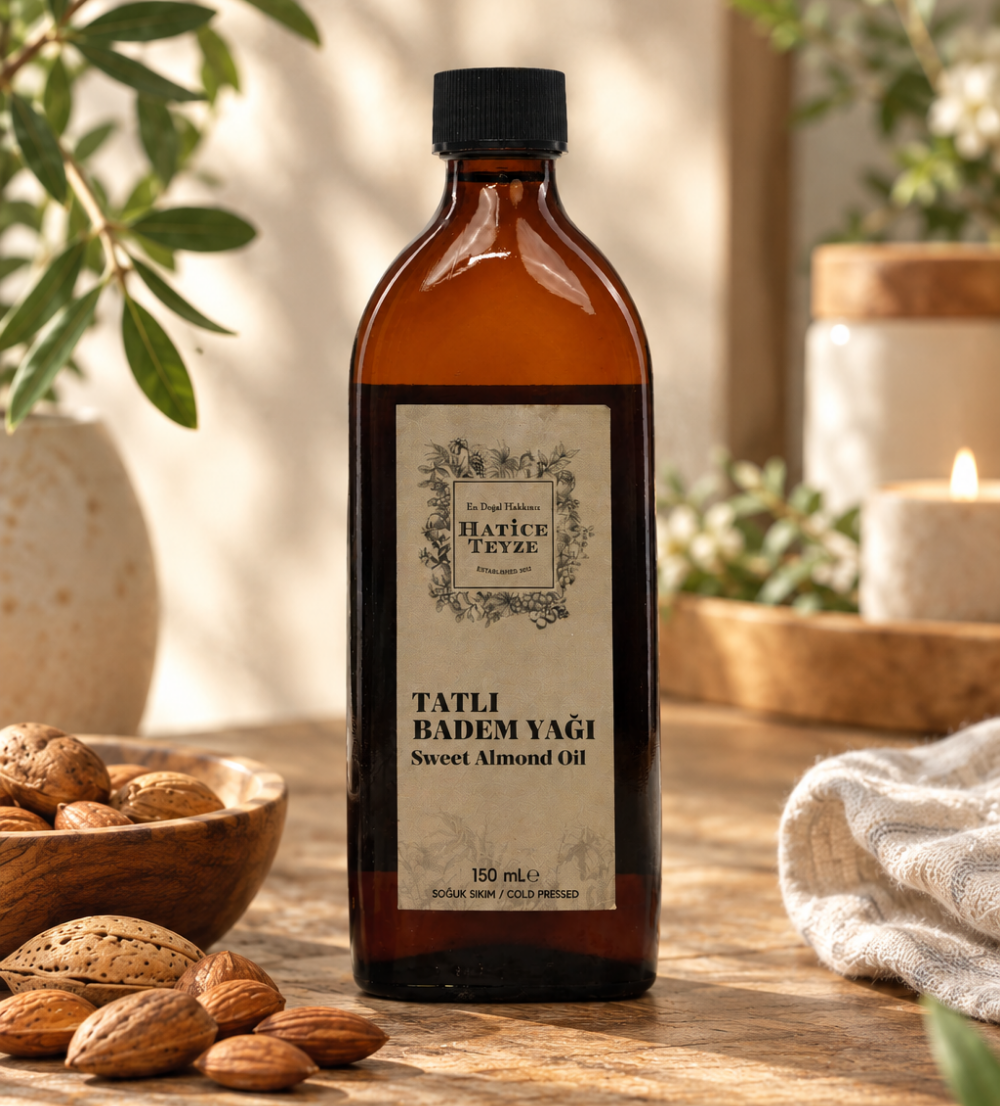 Tatlı Badem Yağı - 150 ml. - Soğuk Sıkım Yağlar