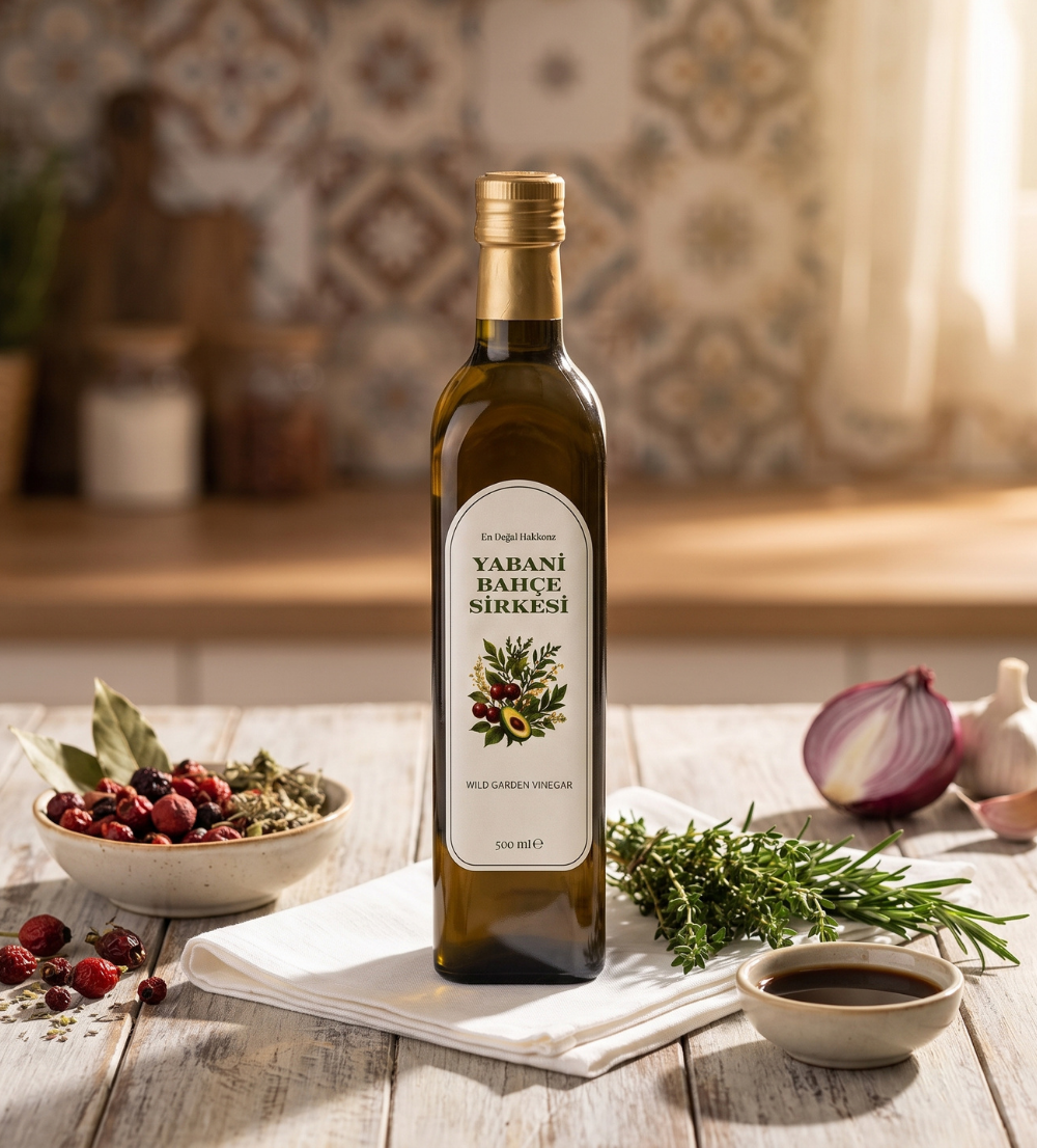 YABANİ BAHÇE SİRKESİ -500 ml - Sirke