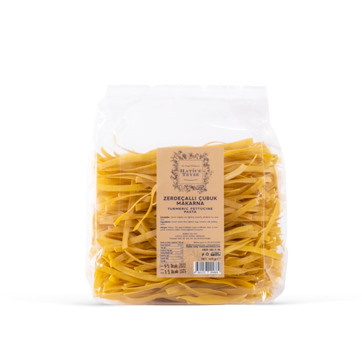 Zerdeçallı Çubuk Makarna - 400 gr - Makarnalar