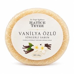 Süngerli Vanilya Özlü Sabun-110gr - Cilt & Saç Bakımı