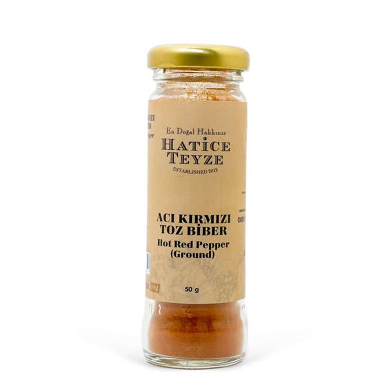 Acı Kırmızı Toz Biber - 50 gr - Baharat