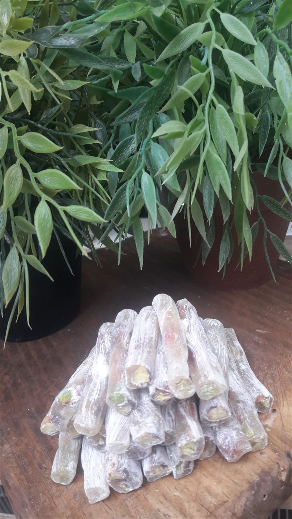 Antep Fıstıklı Damla Sakız Aromalı İnce Fitil Lokum - Lokum
