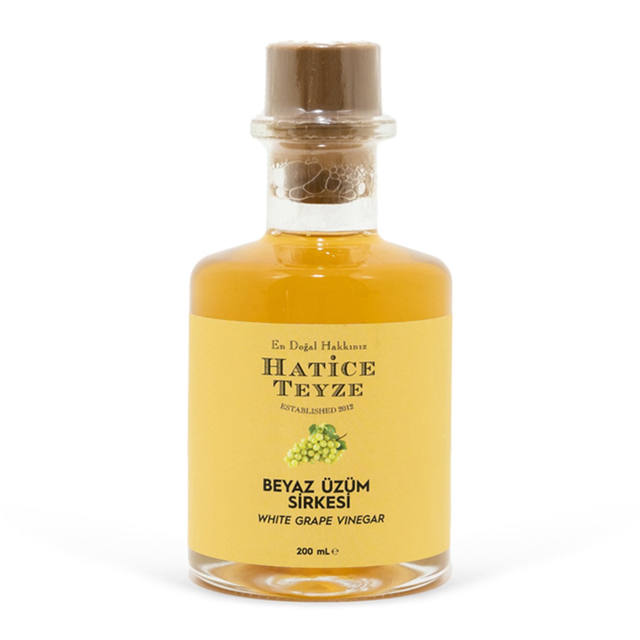 Beyaz Üzüm Sirkesi 200 ML - Diadan Gelenler