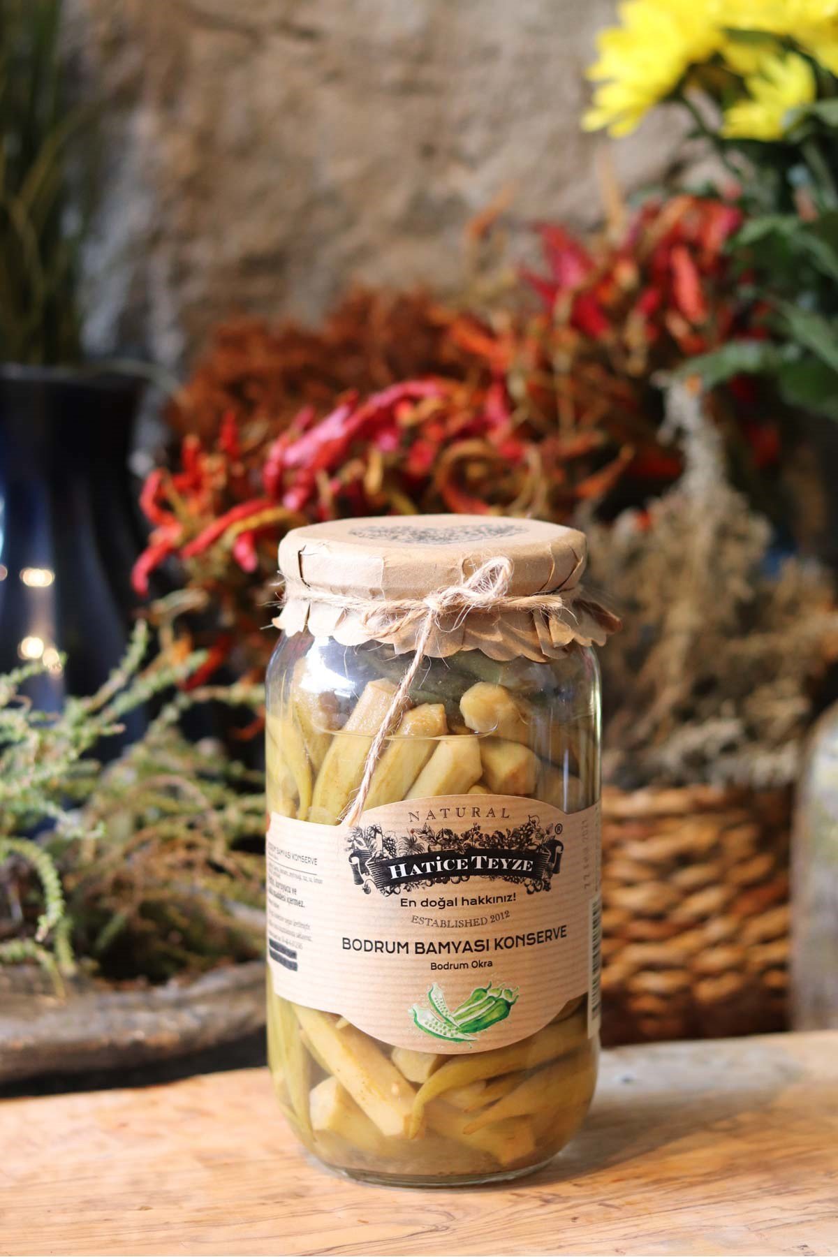 Bodrum Bamyası - 600 gr. - Konserve
