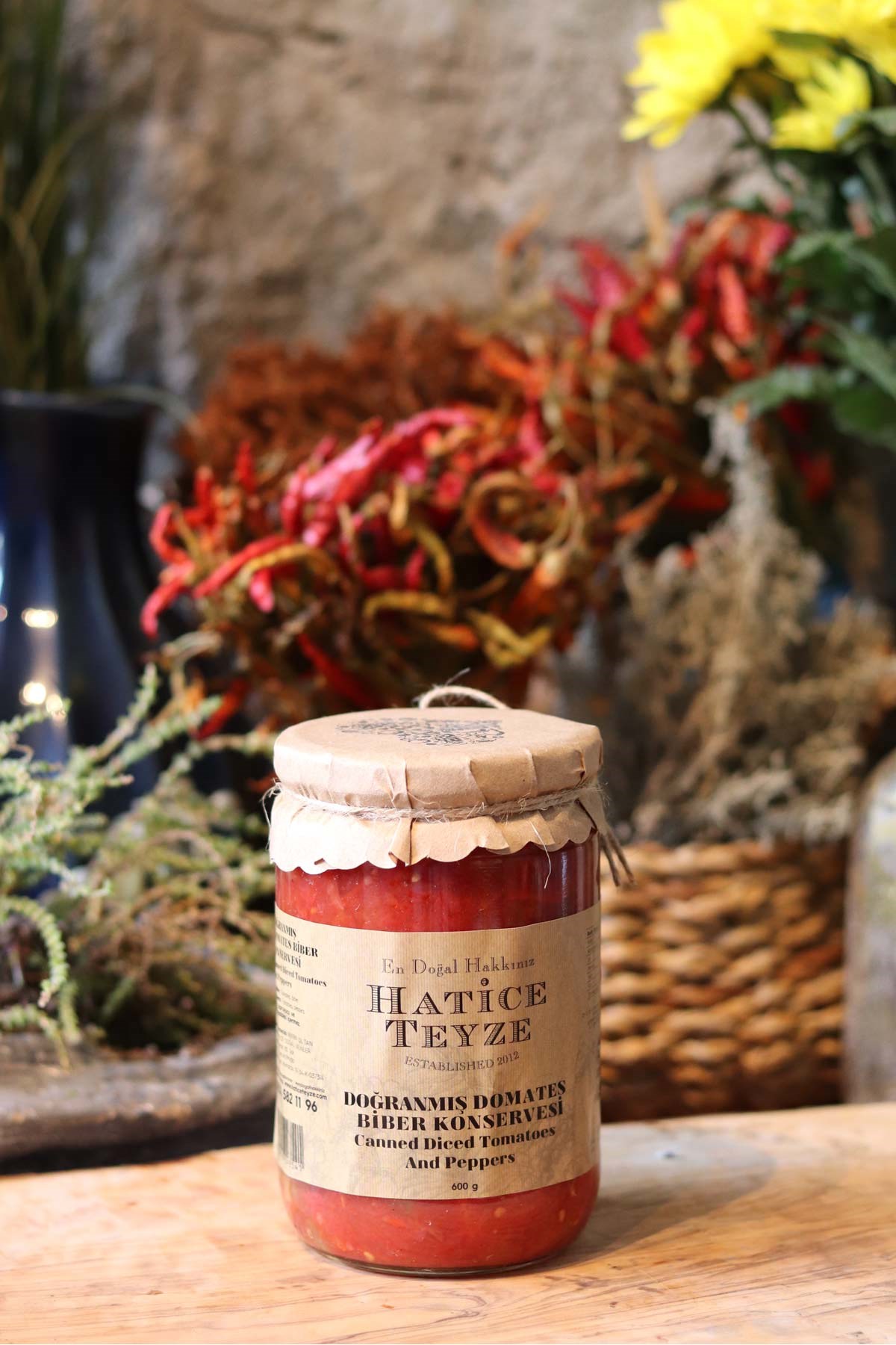 Doğranmış Biber Domates Konserve - Konserve