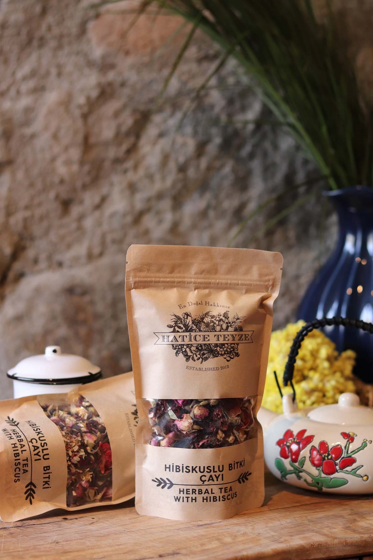 Hibiskuslu Biitki Çayı -100 gr - Diadan Gelenler