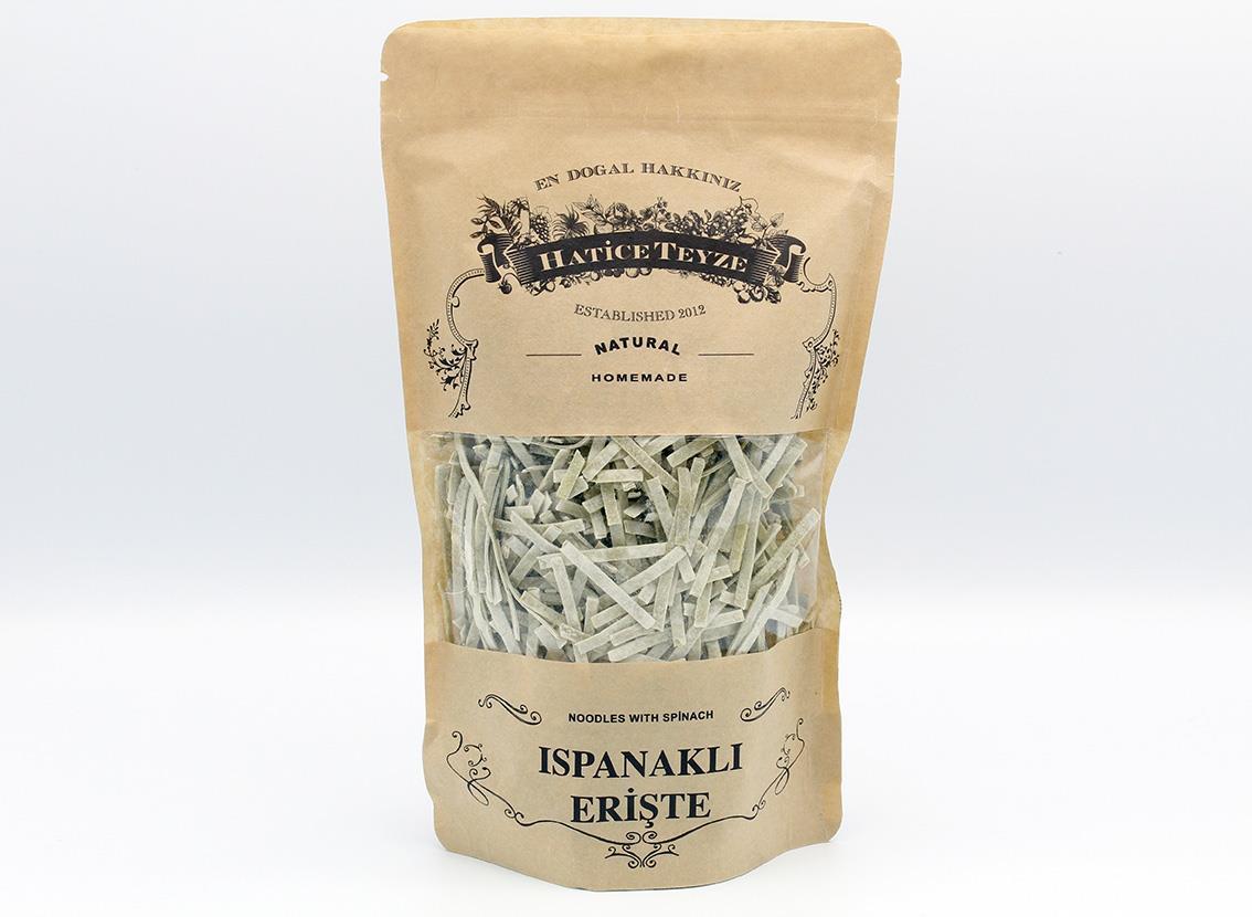 Ispanaklı Ev Eriştesi - 250 gr. - ERİŞTELER / ÇORBALAR