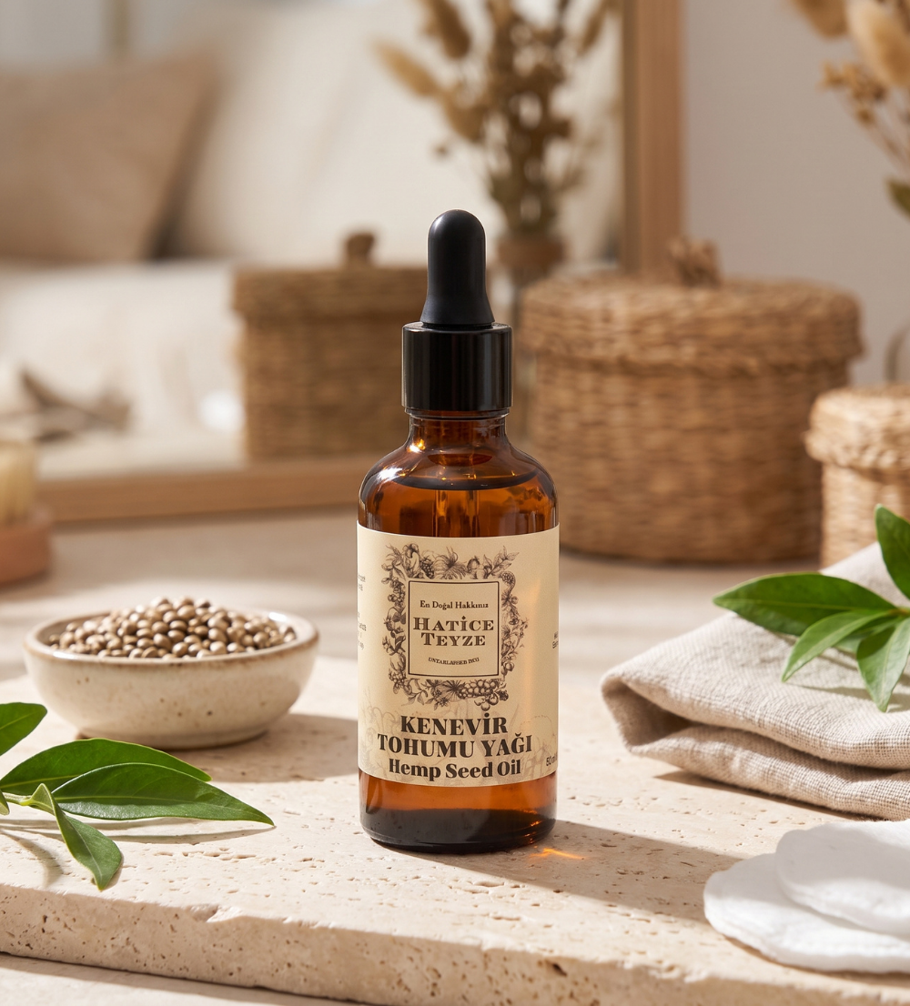Kenevir Tohumu Yağı - 50 ml - Soğuk Sıkım Yağlar