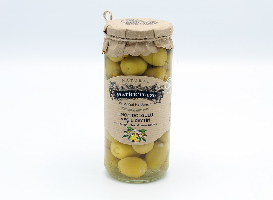 Limon Dolgulu Yeşil Zeytin - 420 gr.-Zeytin / Zeytinyağı