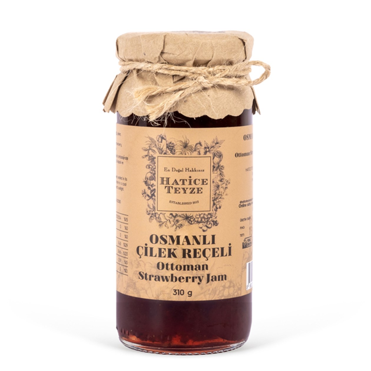 Osmanlı Çilek Reçeli -310 gr - Reçeller