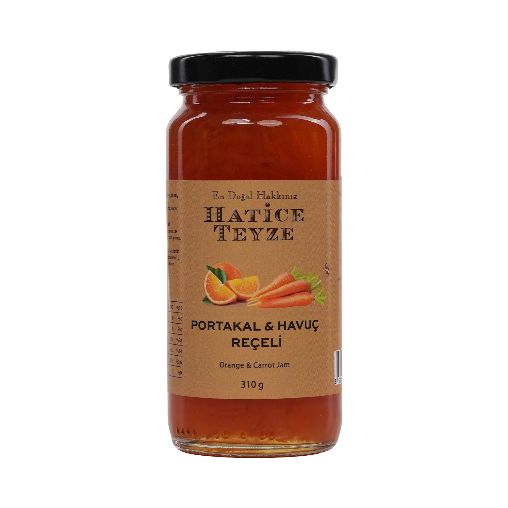 Portakallı Havuç Reçeli -310 gr - Reçeller