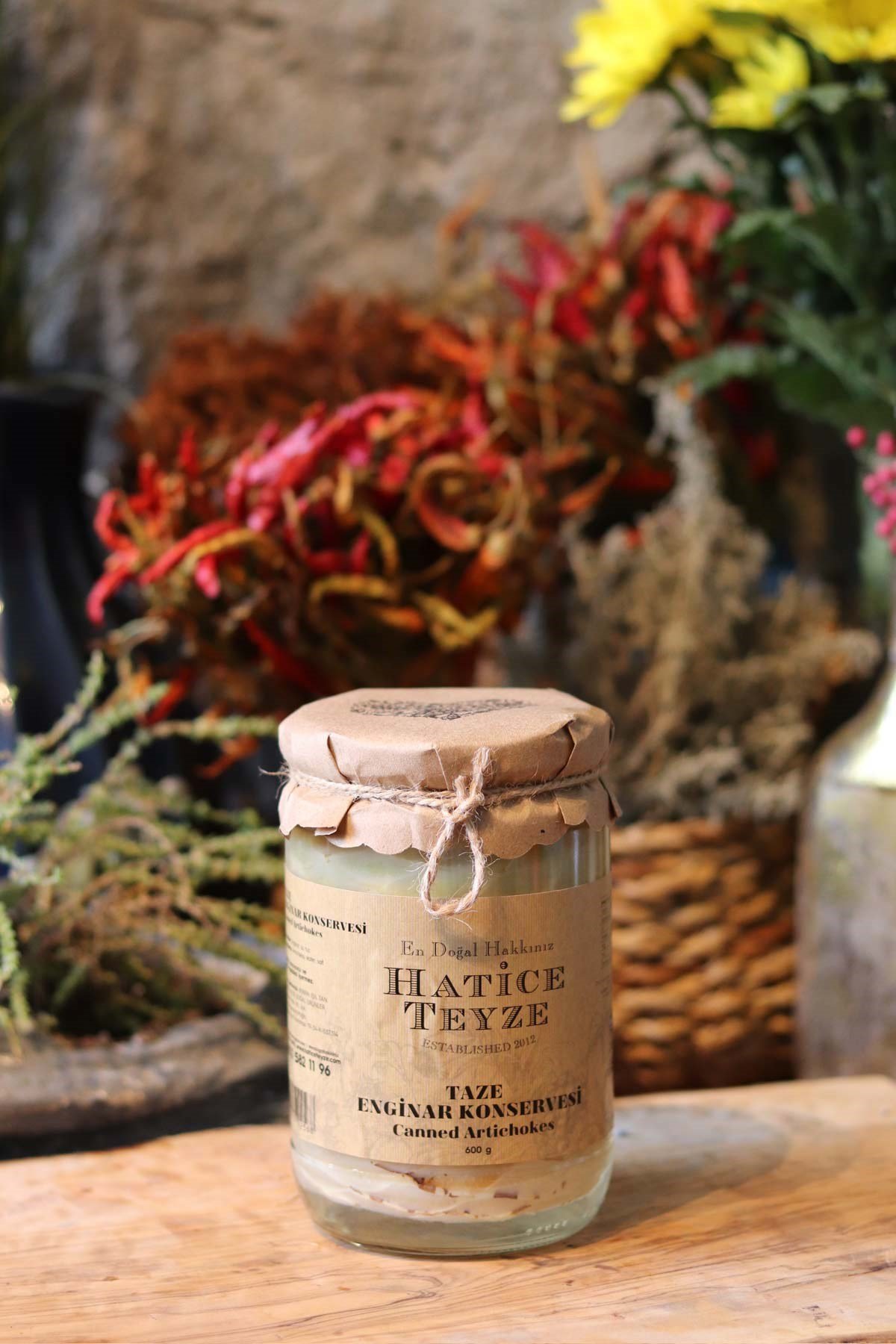 Taze Enginar Konservesi - 600 gr. - Konserve