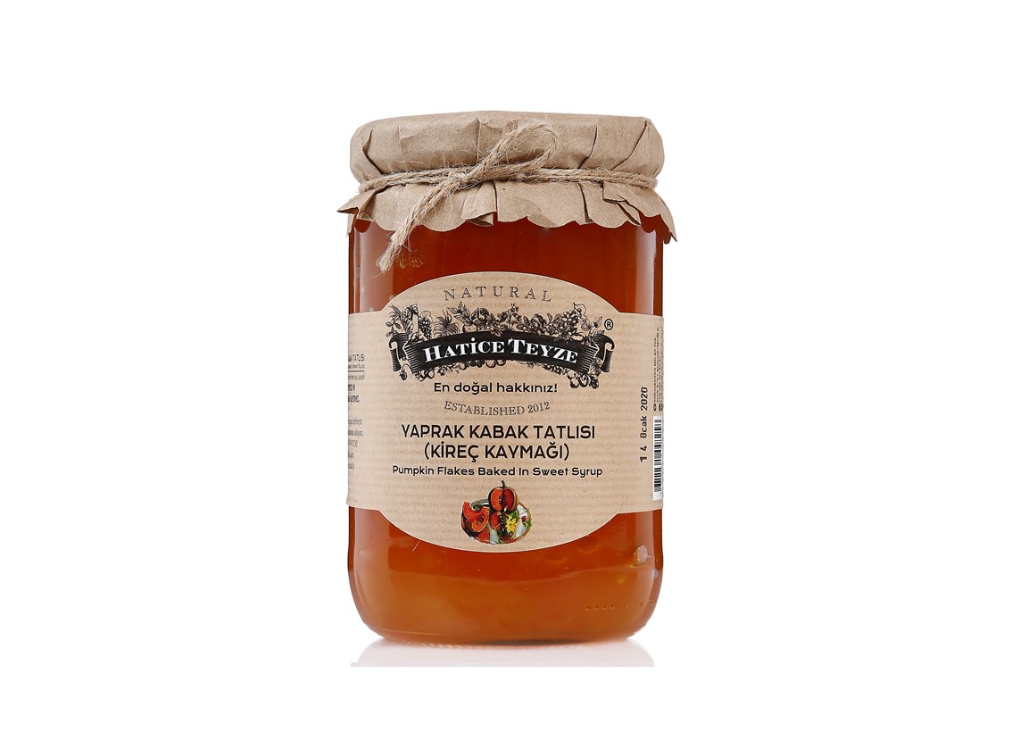 Yaprak Kabak Tatlısı (Kireç Kaymağında) - 850 gr.-
