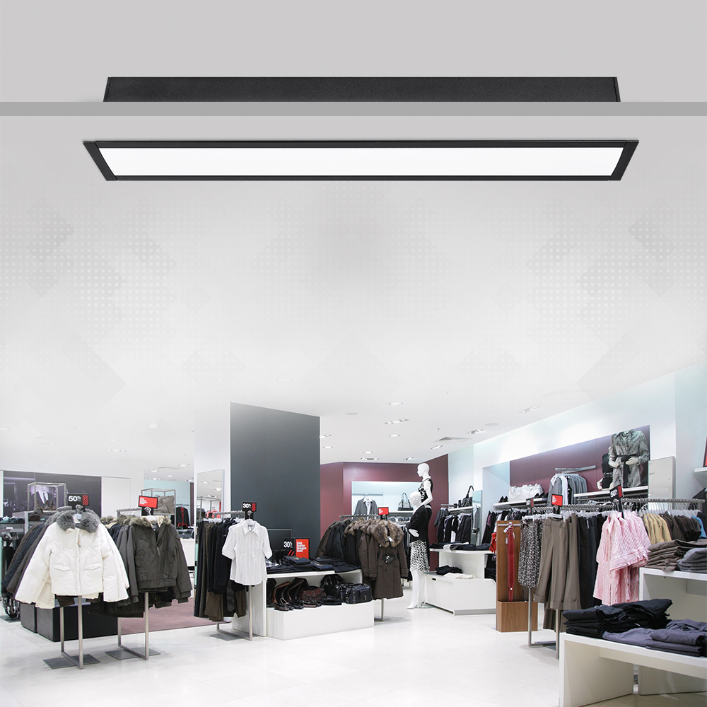 Nevo 200 Cm Sıva Altı Linear Armatür Siyah ND110-2