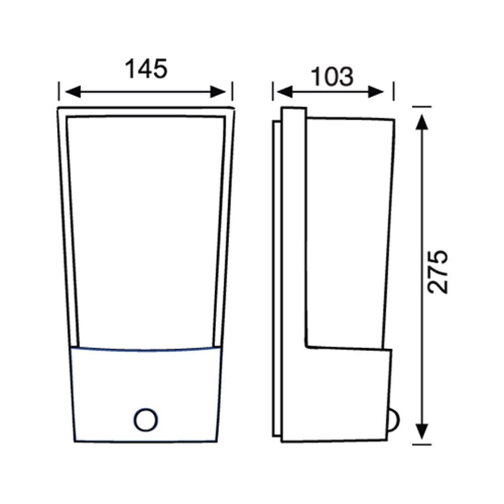Jupiter Bahçe Aplik Sensörlü JW930 AN