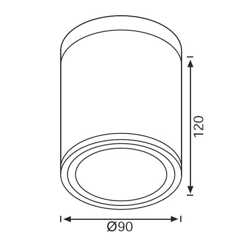 Jupiter Bahçe Tavan Armatürü JC063 AN