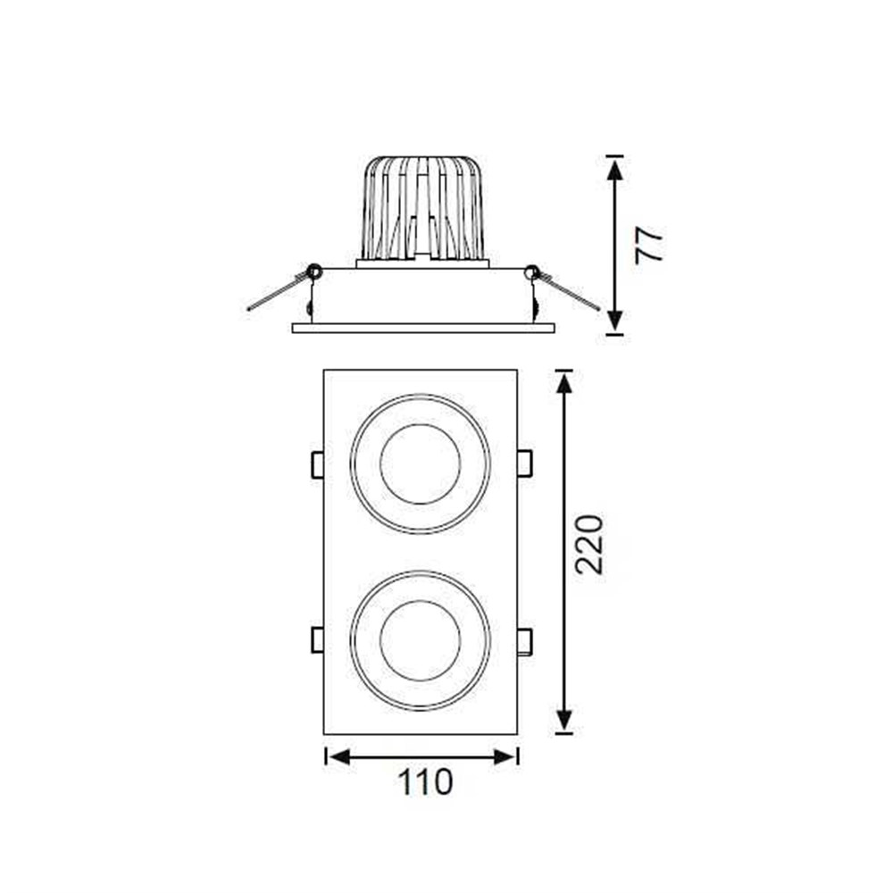 Jupiter Hareketli Ledli Spot LS442 S