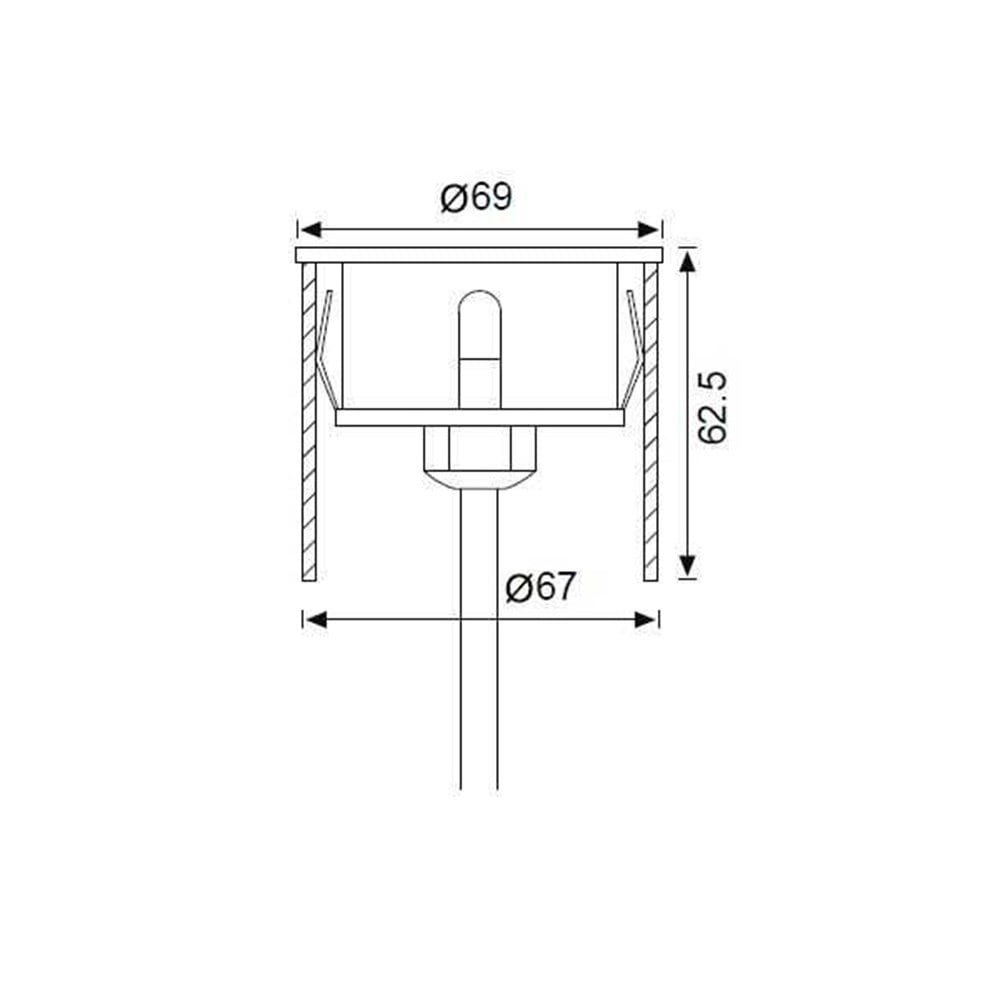 Jupiter Ledli Deck Armatürü LG977 S