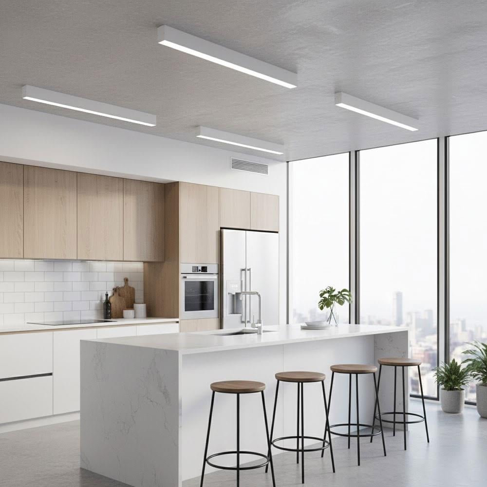 Nevo 100 cm Linear Sıva Üstü Armatür Beyaz NSA109-1