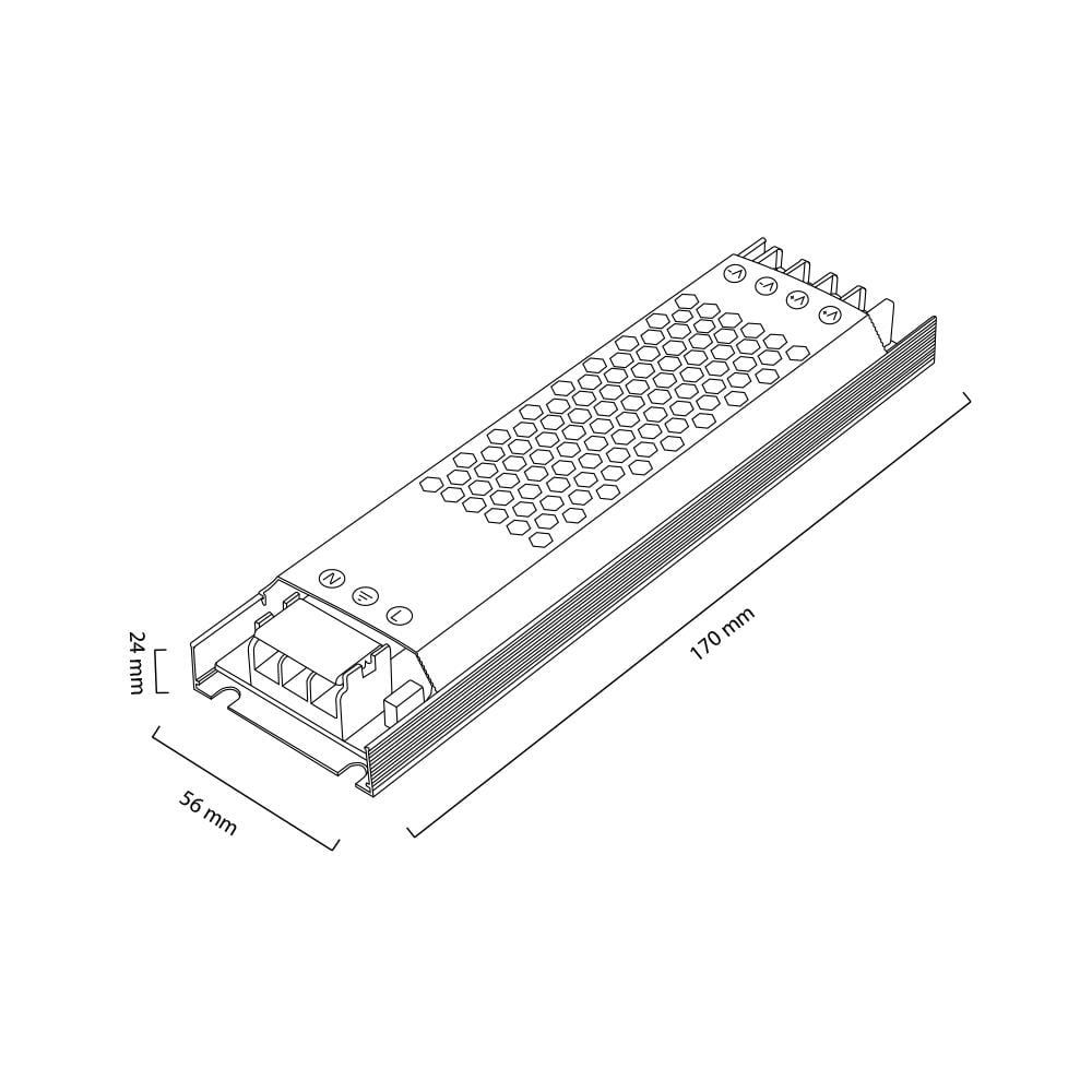 Nevo 24V 2.5A Slim LED Trafosu NT60-24