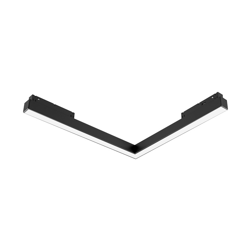 Nevo 48V Linear Köşe Magnet Armatür Siyah NMA210