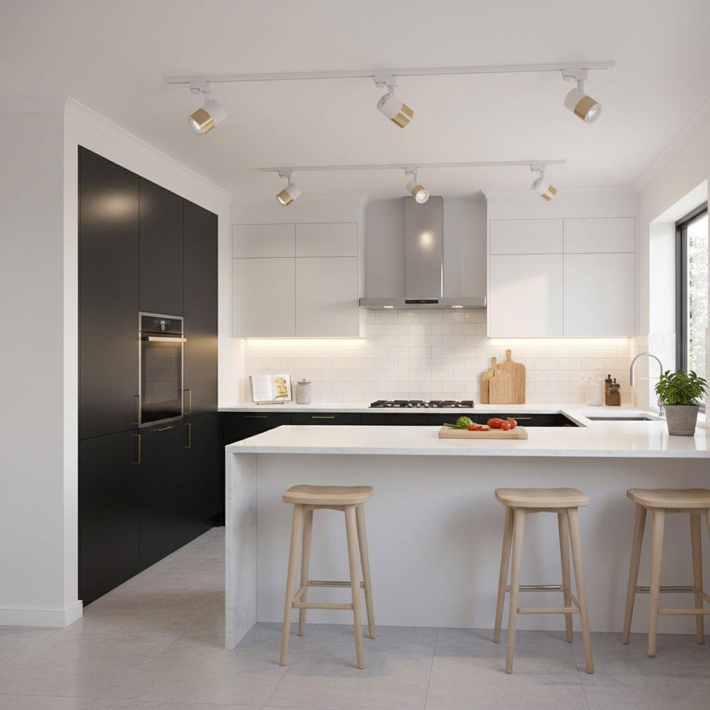 Nevo Dekoratif Ray Spot Beyaz Eskitme NR326-1
