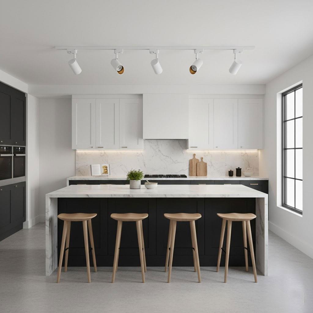 Nevo Dekoratif Ray Spot Beyaz Gold NR333