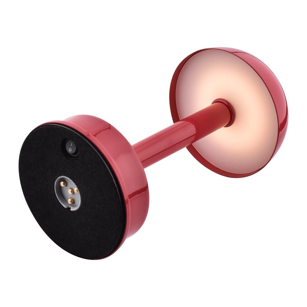 Nevo Dekoratif Şarjlı Masa Lambası Ahududu Kırmızısı NM102