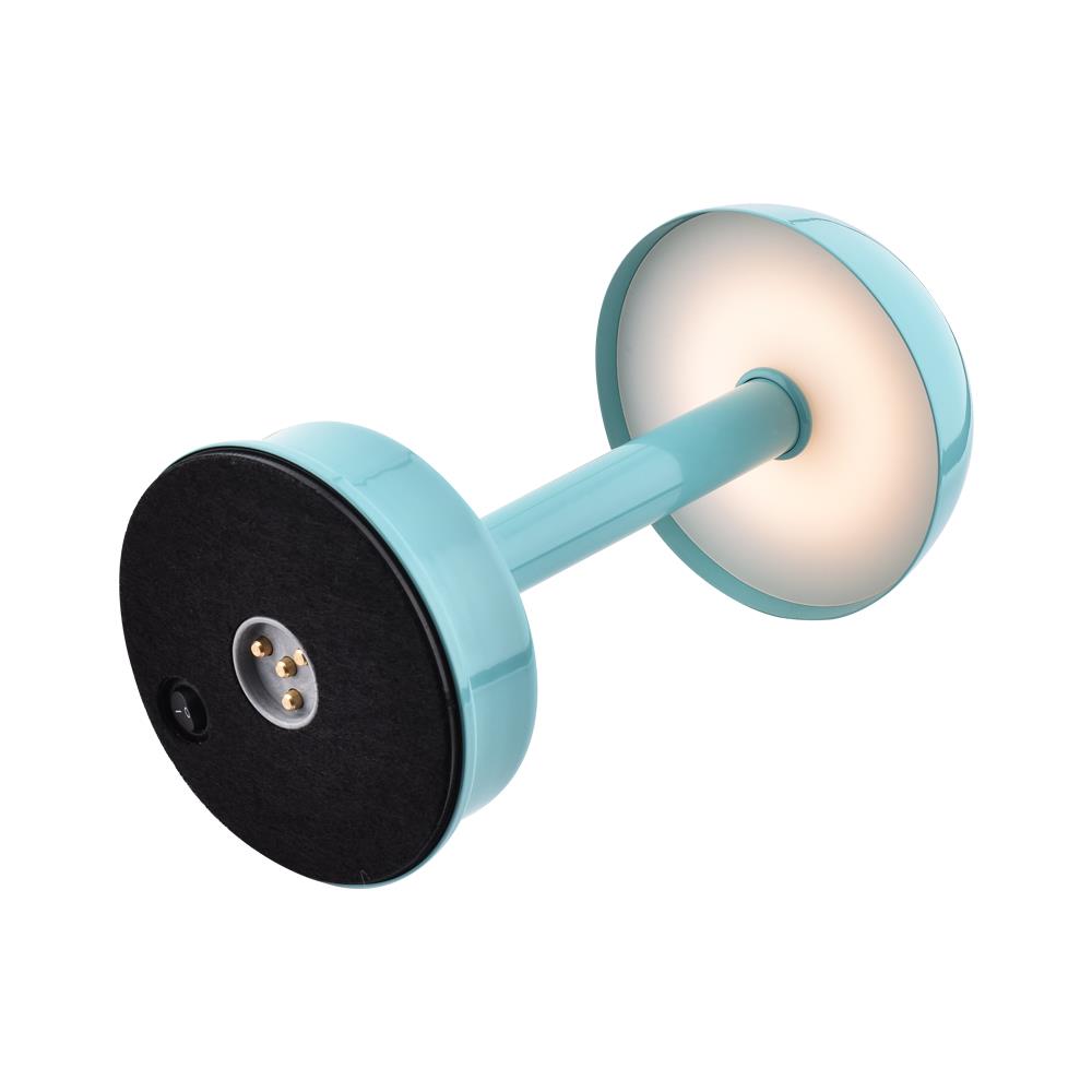 Nevo Dekoratif Şarjlı Turkuaz Masa Lambası NM102