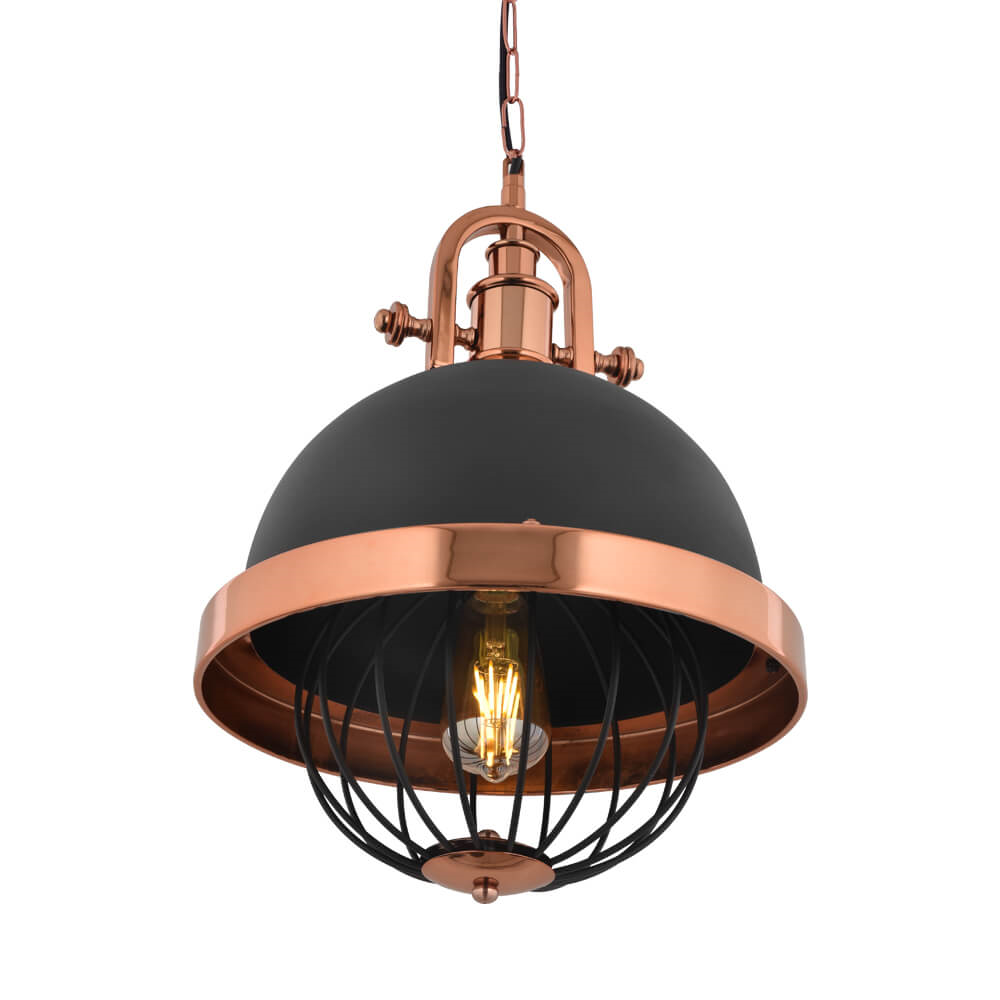 Nevo Dekoratif Tekli Sarkıt Siyah Bakır NS285