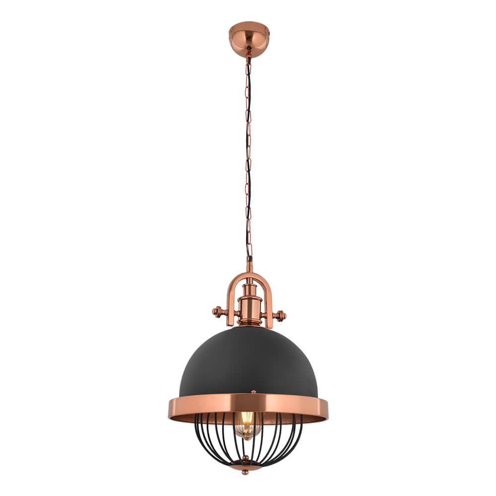 Nevo Dekoratif Tekli Sarkıt Siyah Bakır NS285