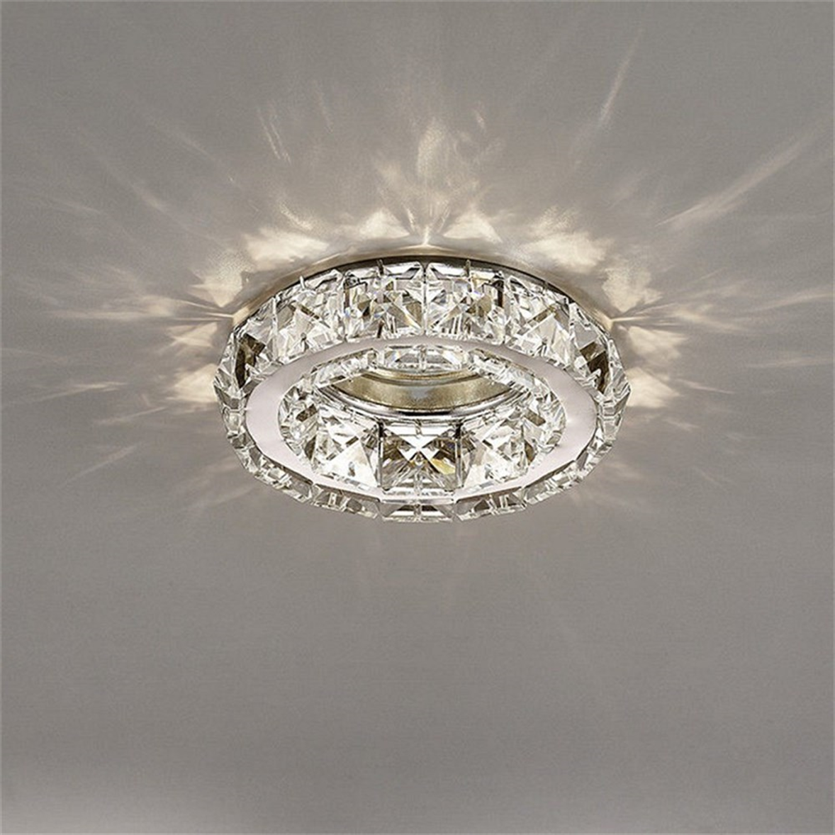 Nevo Sıva Altı Cam Spot Krom ND510