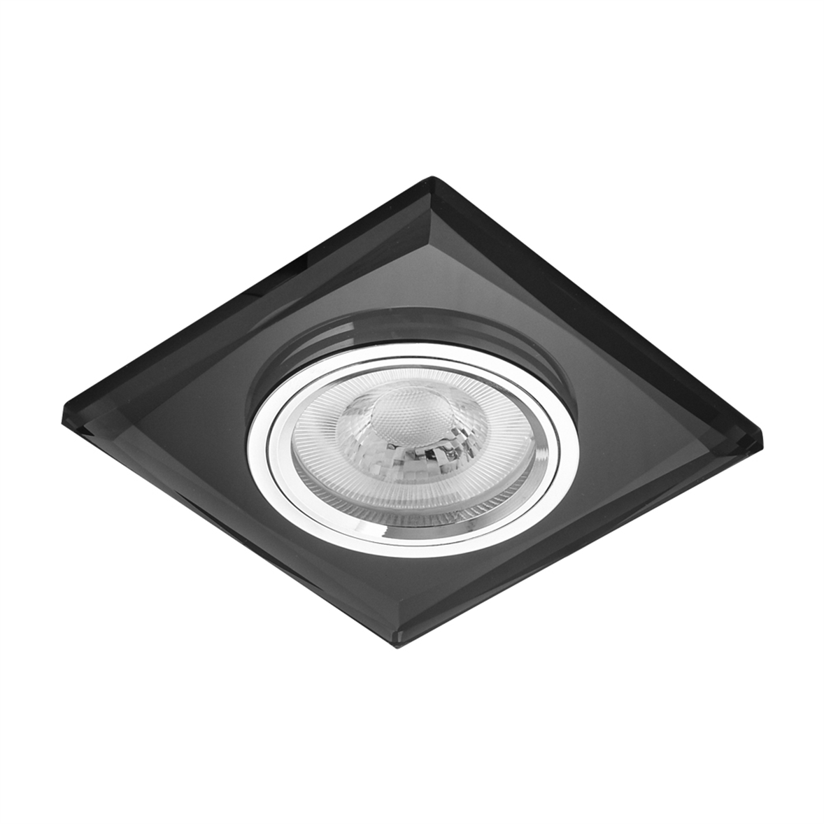 Nevo Sıva Altı Cam Spot Siyah ND501-1