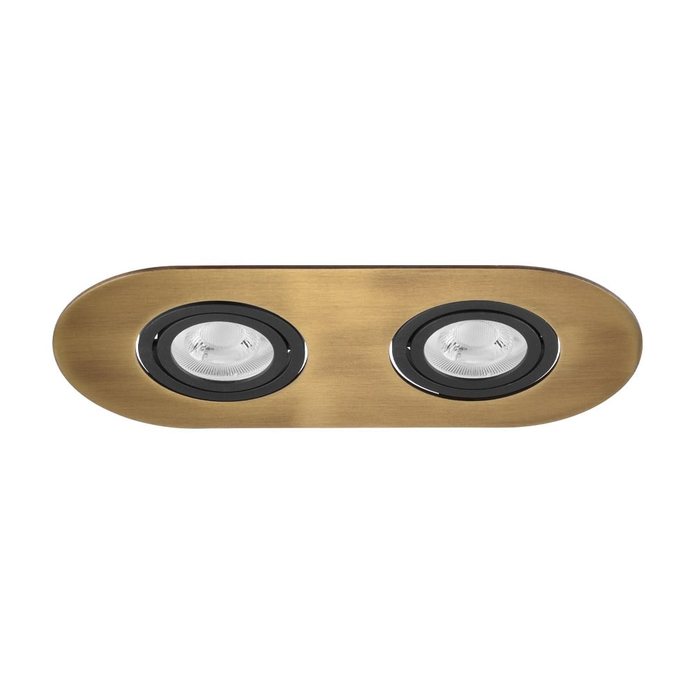 Nevo Sıva Altı İkili Led Spot Eskitme Siyah ND310-2