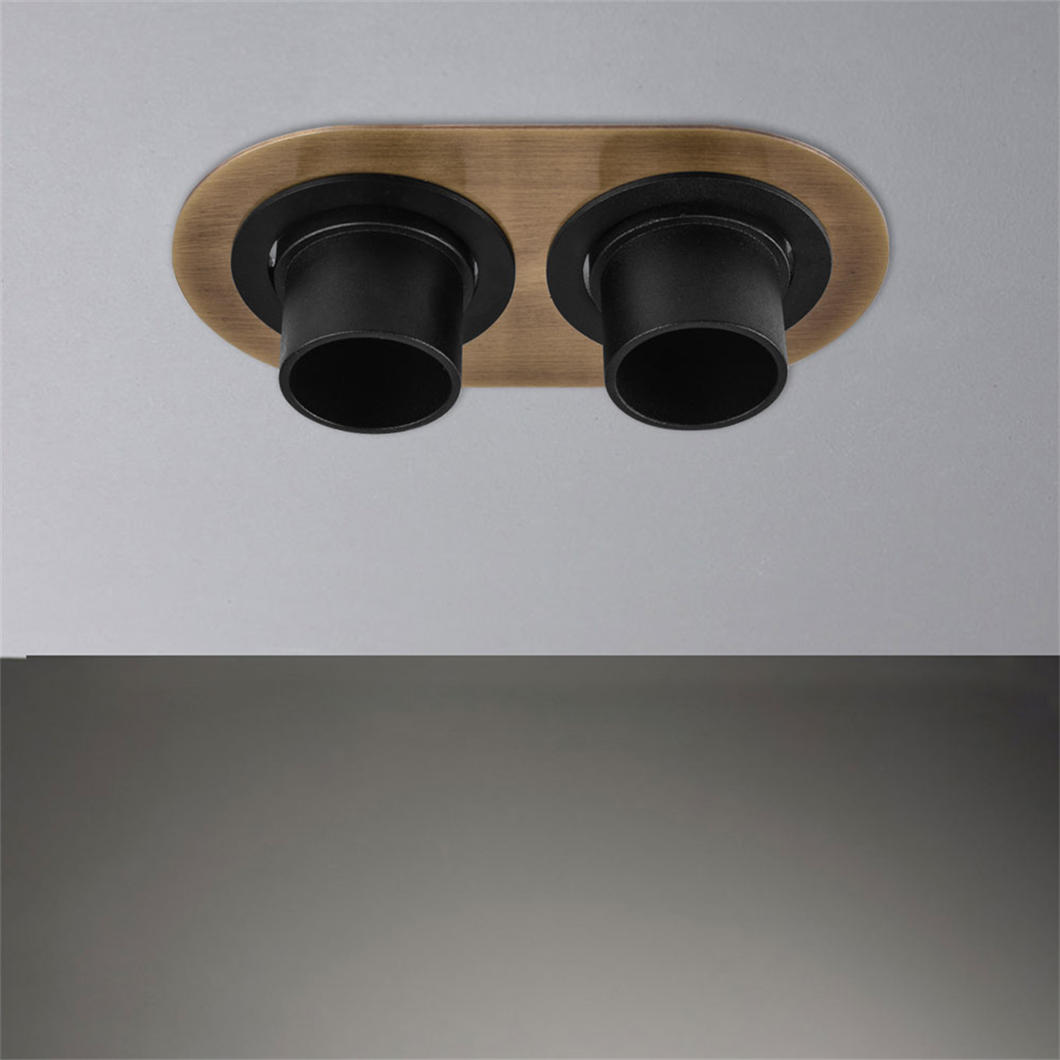 Nevo Sıva Altı İkili Led Spot Eskitme Siyah ND336-2