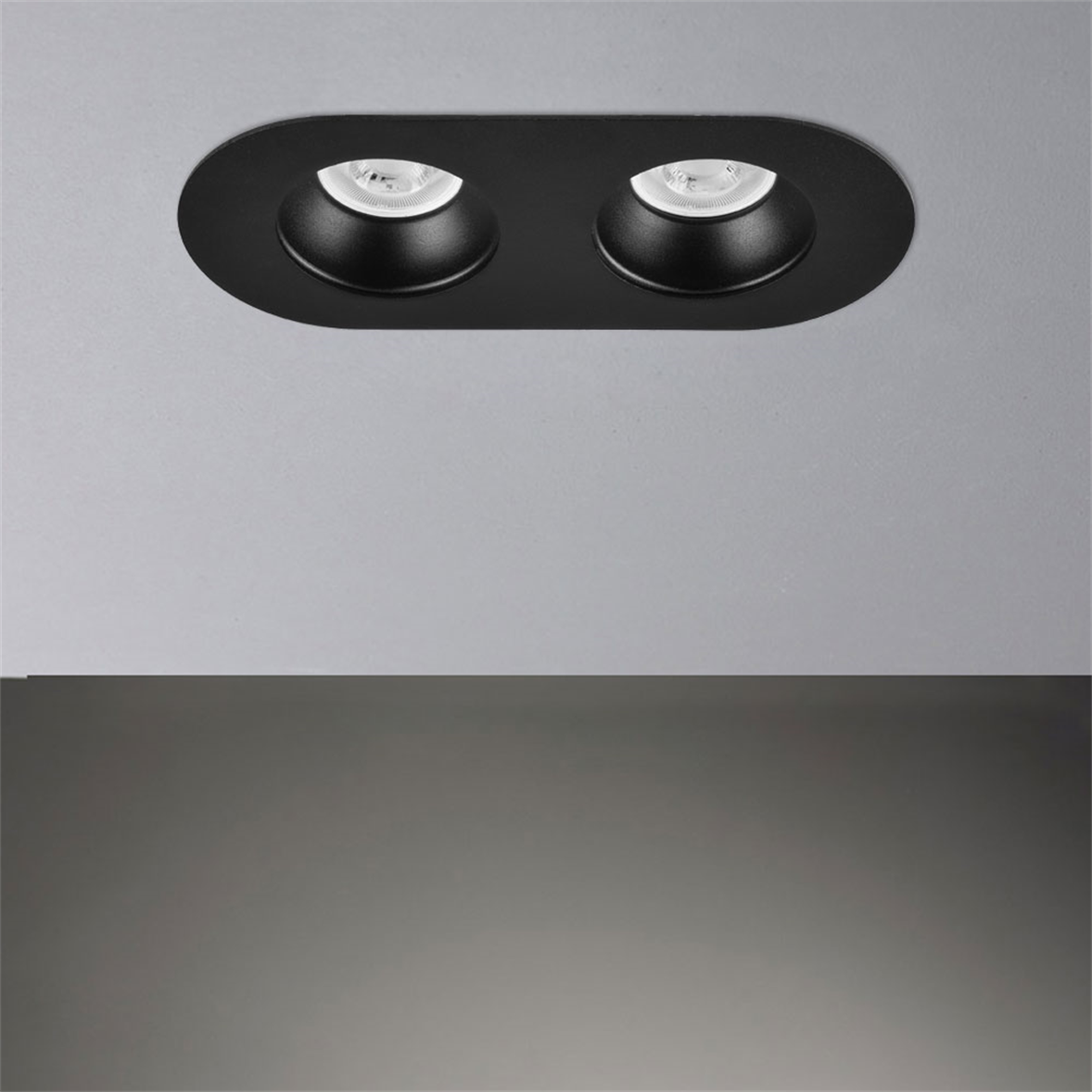 Nevo Sıva Altı İkili Led Spot Siyah ND311-2