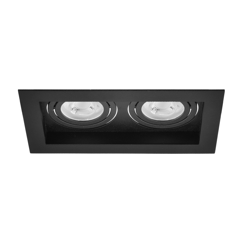 Nevo Sıva Altı İkili Led Spot Siyah ND320-2