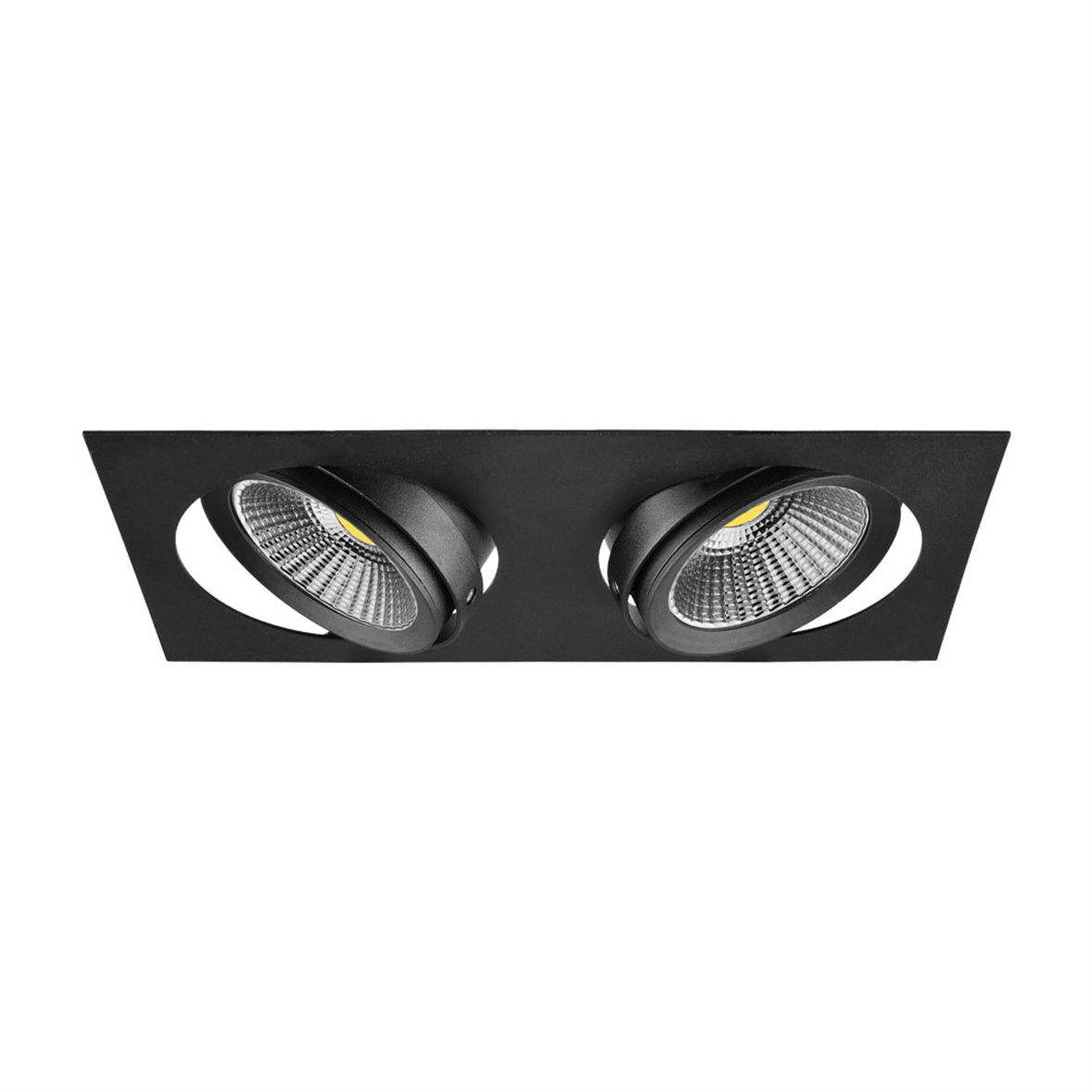 Nevo Sıva Altı İkili Led Spot Siyah ND260-2