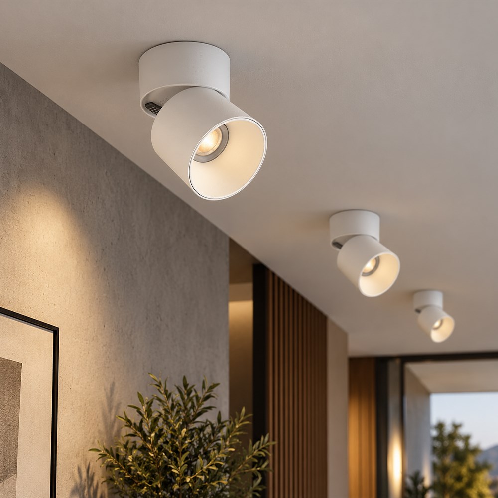 Nevo Sıva Üstü Hareketli Led Spot Beyaz NS760-1